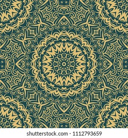 Modern Decorative Cicle Vector Shapes. Floral mandala. Vector colored illustration