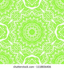 Modern Decorative Cicle Vector Shapes. Floral mandala. Vector colored illustration
