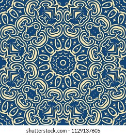 Modern Decorative Cicle Vector Shapes. Floral mandala. Vector colored illustration