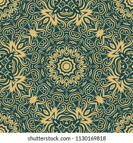 Modern Decorative Cicle Vector Shapes. Floral mandala. Vector colored illustration