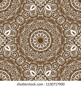 Modern Decorative Cicle Vector Shapes. Floral mandala. Vector colored illustration
