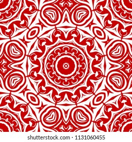 Modern Decorative Cicle Vector Shapes. Floral mandala. Vector colored illustration