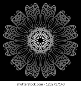 Modern Decorative floral color mandala. Modern Decorative floral color mandala. Vector illustration