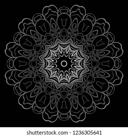 Modern Decorative floral color mandala. Modern Decorative floral color mandala. Vector illustration