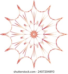 Modern Decorative floral color mandala. Modern Decorative floral color mandala. Vector illustration