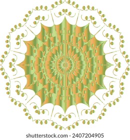 Modern Decorative floral color mandala. Modern Decorative floral color mandala. Vector illustration