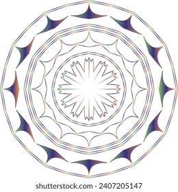 Modern Decorative floral color mandala. Modern Decorative floral color mandala. Vector illustration
