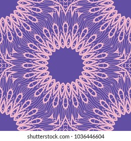Modern decorative floral lace pattern. Luxury texture for wallpaper, invitation, decor, fabric. Vector illustration.