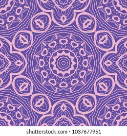 Modern decorative floral lace pattern. Luxury texture for wallpaper, invitation, decor, fabric. Vector illustration.