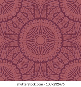 Modern decorative floral lace pattern. Luxury texture for wallpaper, invitation, decor, fabric. Vector illustration.