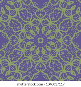 Modern decorative floral lace pattern. Luxury texture for wallpaper, invitation, decor, fabric. Vector illustration.