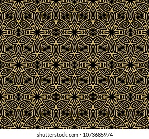 Modern decorative floral lace pattern. Luxury texture for wallpaper, invitation, decor, fabric. Modern vector illustration.