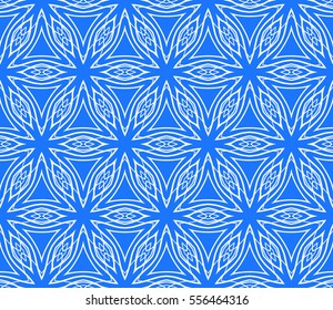 Modern decorative floral lace pattern. template. Creative Vector illustration. blue color. for design invitation, background, wallpaper