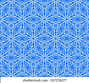 Modern decorative floral lace pattern. template. Creative Vector illustration. blue color. for design invitation, background, wallpaper