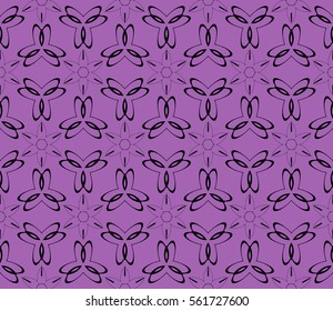 Modern decorative floral lace pattern. template. Luxury texture for wallpaper, invitation, textile, decor, fabric. Vector illustration. purple color