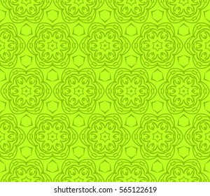 Modern decorative floral lace pattern. Luxury texture for wallpaper, invitation, decor, fabric. Vector illustration.