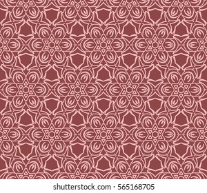 Modern decorative floral lace pattern. Luxury texture for wallpaper, invitation, decor, fabric. Vector illustration.