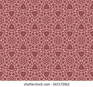 Modern decorative floral lace pattern. Luxury texture for wallpaper, invitation, decor, fabric. Vector illustration.