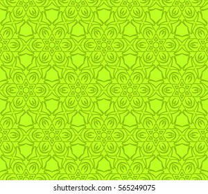 Modern decorative floral lace pattern. Luxury texture for wallpaper, invitation, decor, fabric. Vector illustration.