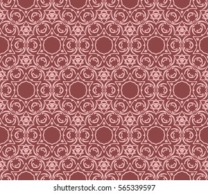 Modern decorative floral lace pattern. Luxury texture for wallpaper, invitation, decor, fabric. Vector illustration.