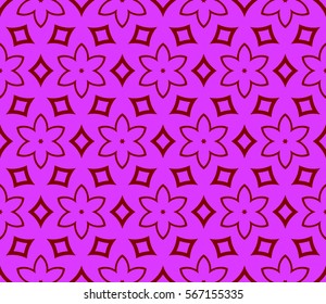 Modern decorative floral pattern. Luxury texture for wallpaper, invitation, decor, fabric. Vector illustration.