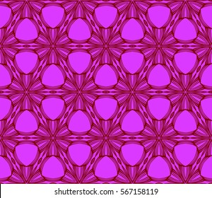 Modern decorative floral pattern. Luxury texture for wallpaper, invitation, decor, fabric. Vector illustration.