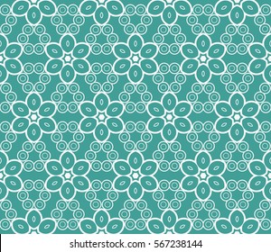 Modern decorative floral pattern. Luxury texture for wallpaper, invitation, decor, fabric. Vector illustration.