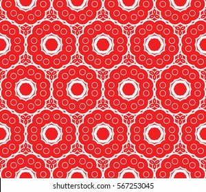 Modern decorative floral pattern. Luxury texture for wallpaper, invitation, decor, fabric. Vector illustration.