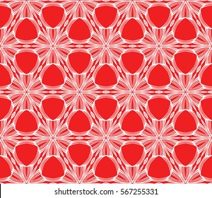Modern decorative floral pattern. Luxury texture for wallpaper, invitation, decor, fabric. Vector illustration.