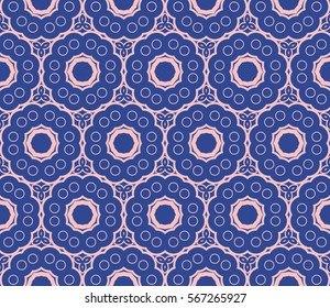Modern decorative floral pattern. Luxury texture for wallpaper, invitation, decor, fabric. Vector illustration.