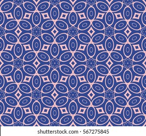 Modern decorative floral pattern. Luxury texture for wallpaper, invitation, decor, fabric. Vector illustration.