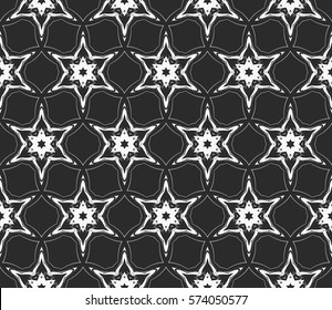 Modern decorative floral pattern. Luxury texture for wallpaper, invitation, decor, fabric. Vector illustration.