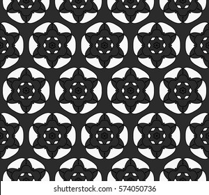 Modern decorative floral pattern. Luxury texture for wallpaper, invitation, decor, fabric. Vector illustration.