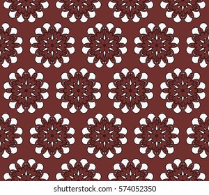 Modern decorative floral pattern. Luxury texture for wallpaper, invitation, decor, fabric. Vector illustration.