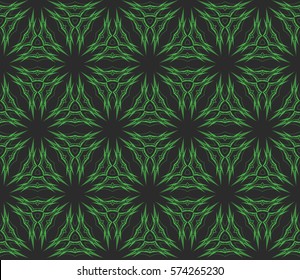 Modern decorative floral pattern. Luxury texture for wallpaper, invitation, decor, fabric. Vector illustration.