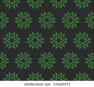 Modern decorative floral pattern. Luxury texture for wallpaper, invitation, decor, fabric. Vector illustration.