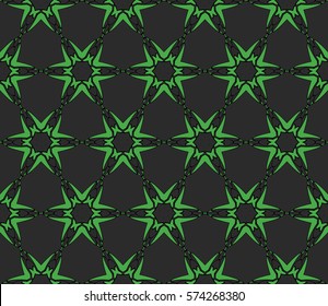 Modern decorative floral pattern. Luxury texture for wallpaper, invitation, decor, fabric. Vector illustration.