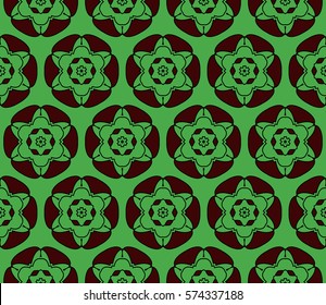 Modern decorative floral pattern. Luxury texture for wallpaper, invitation, decor, fabric. Vector illustration.