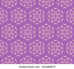modern decorative floral pattern. seamless vector illustration. template for wallpaper, invitation, decor, fabric, textile