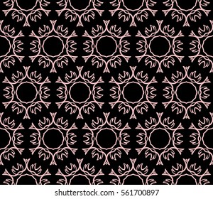 modern decorative floral pattern. seamless vector illustration. template for wallpaper, invitation, decor, fabric, textile
