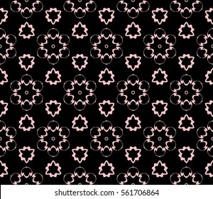 modern decorative floral pattern. seamless vector illustration. template for wallpaper, invitation, decor, fabric, textile