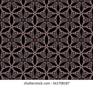 modern decorative floral pattern. seamless vector illustration. template for wallpaper, invitation, decor, fabric, textile
