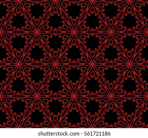 modern decorative floral pattern. seamless vector illustration. template for wallpaper, invitation, decor, fabric, textile