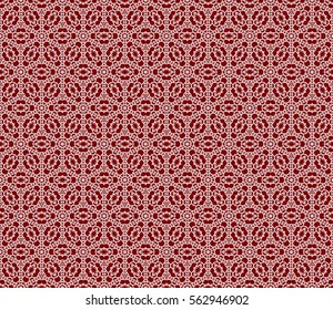 modern decorative floral pattern. seamless vector illustration. template for wallpaper, invitation, decor, fabric, textile. red color