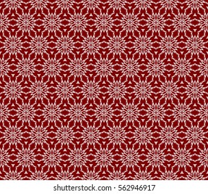 modern decorative floral pattern. seamless vector illustration. template for wallpaper, invitation, decor, fabric, textile. red color
