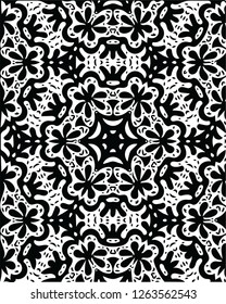 Modern decorative floral vector pattern print shape design for creative ideas