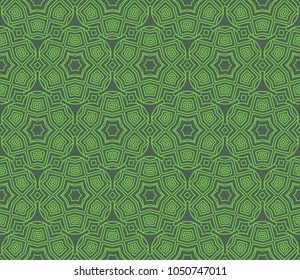 Modern Decorative geometric ornament. Vector illustration. For design, wallpaper