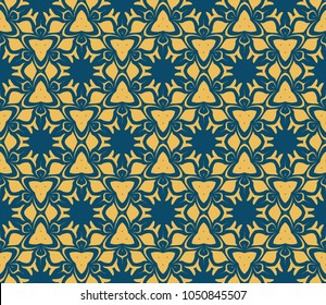 Modern Decorative geometric ornament. Vector illustration. For design, wallpaper