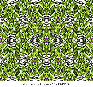 Modern Decorative geometric ornament. Vector illustration. For design, creative wallpaper.