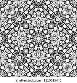 Modern Decorative geometric ornament. Vector illustration. For fantastic design, wallpaper.
